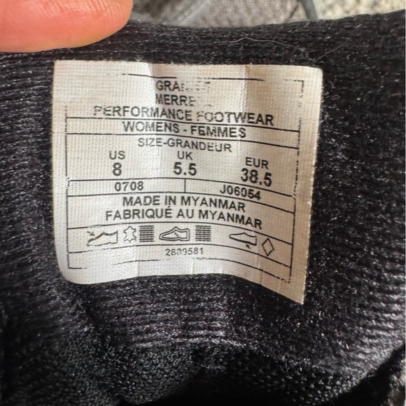 Merrell Moab 2 Hiking boots shoes Gray Waterproof J06054 size 7.5 - Picture 2 of 12